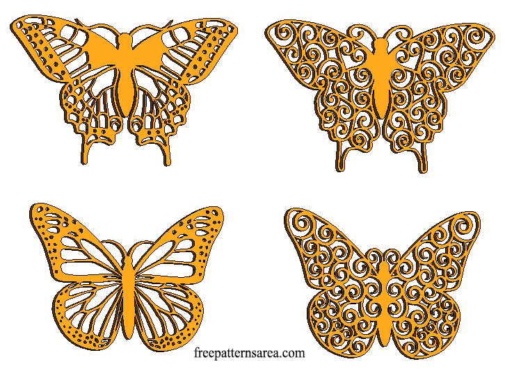 Art files freepatternsarea wooden. Butterfly clipart vector