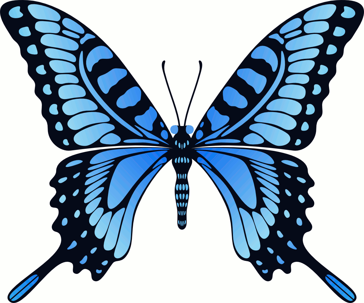 Butterfly clipart animation. Gif image art collection