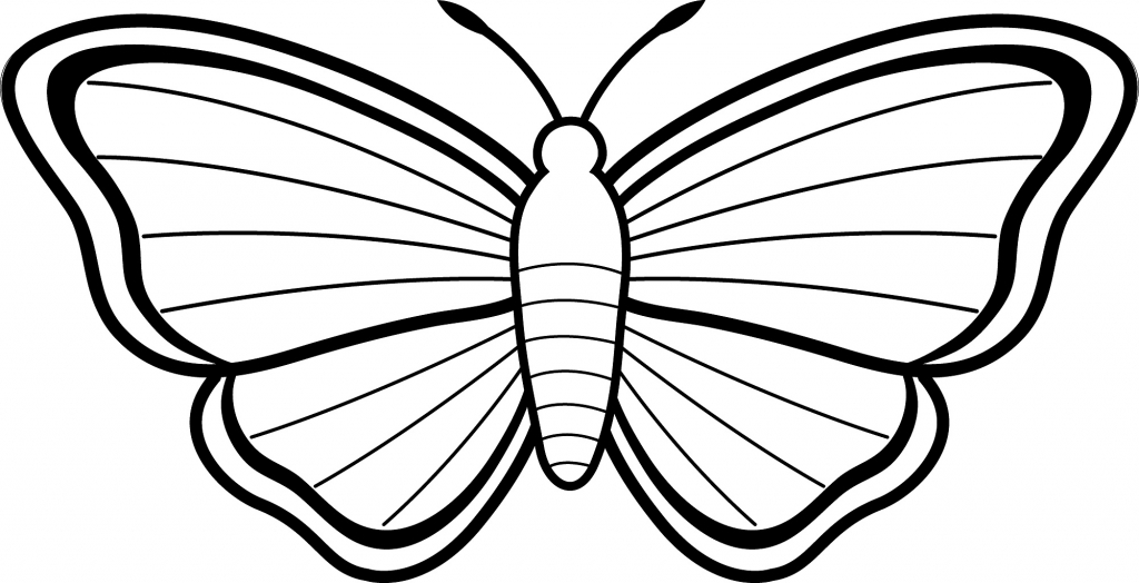 Drawing images of at. Butterfly clipart easy