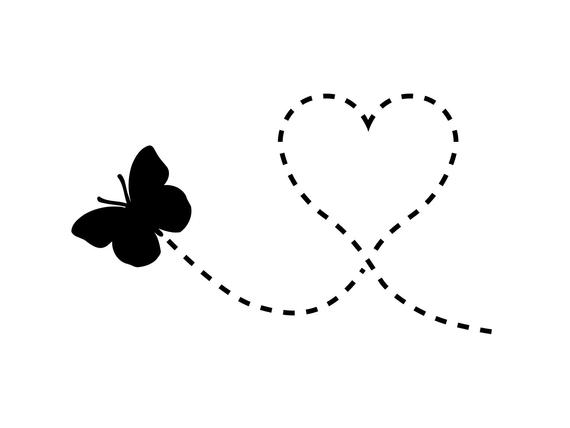 Free Free 88 Heart Shaped Butterfly Heart Svg SVG PNG EPS DXF File
