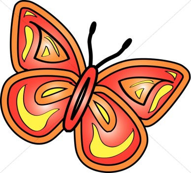 clipart butterfly spring