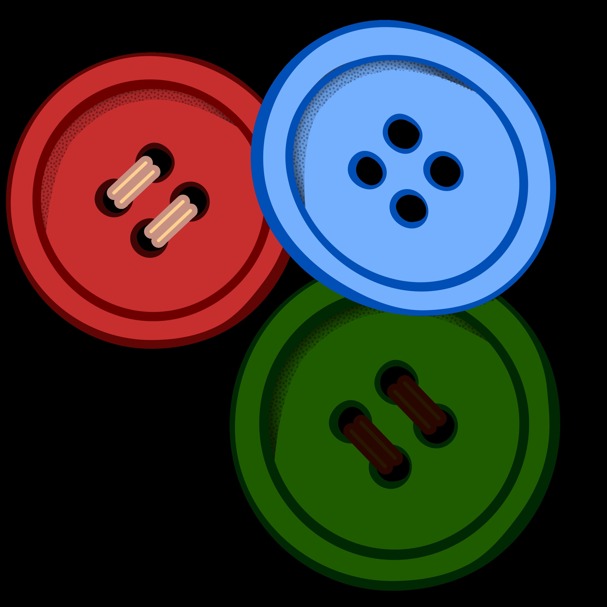 buttons clipart coloured