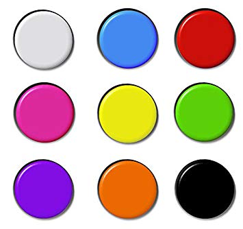 button clipart coloured