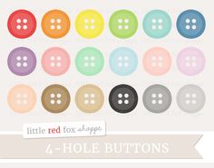 buttons clipart cute button