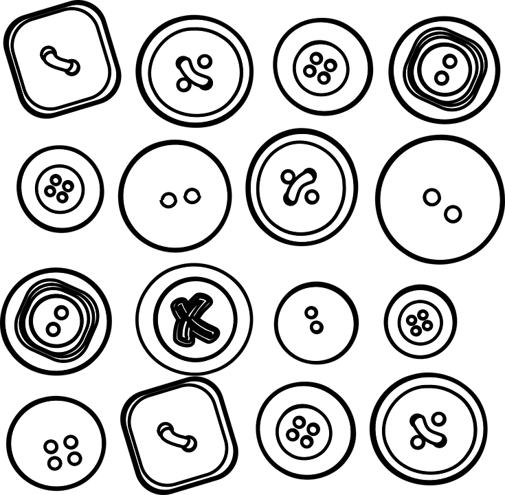 buttons clipart drawing