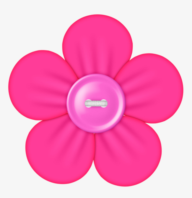 buttons clipart flower