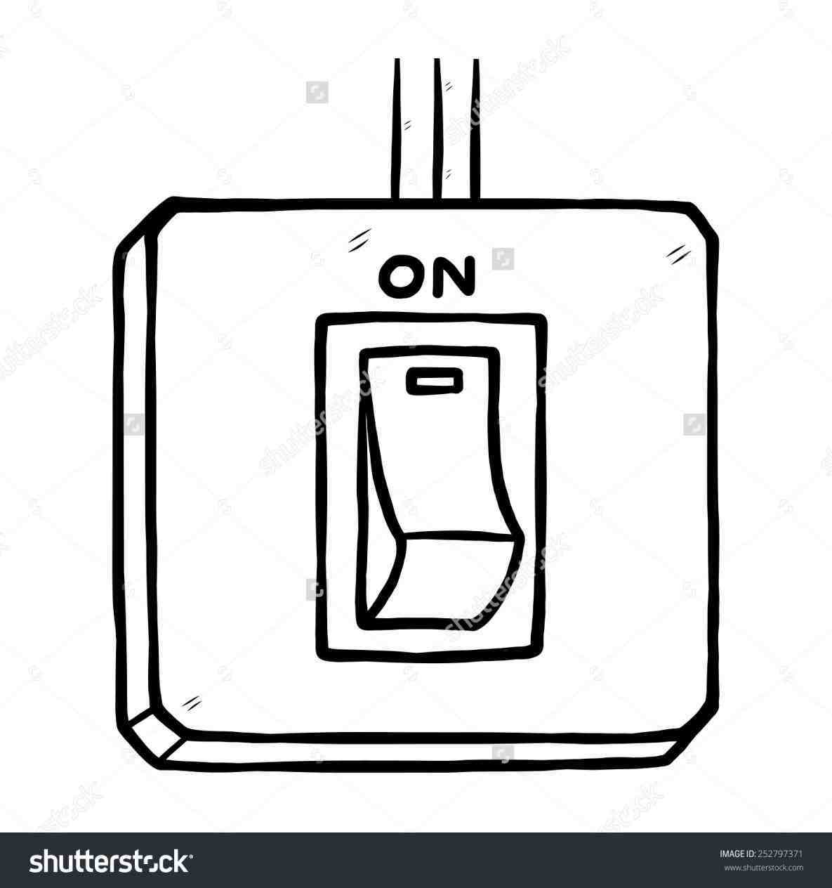 button clipart light switch