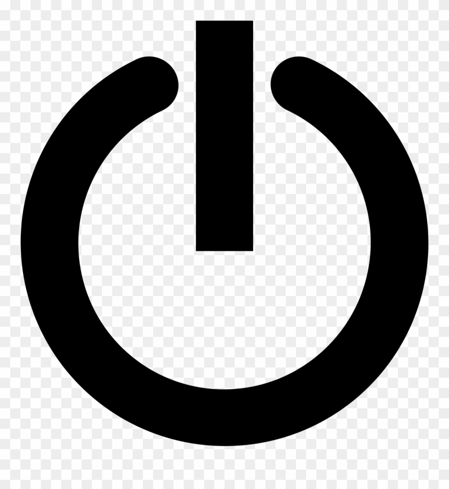 Shutdown svg icon ico. Button clipart power