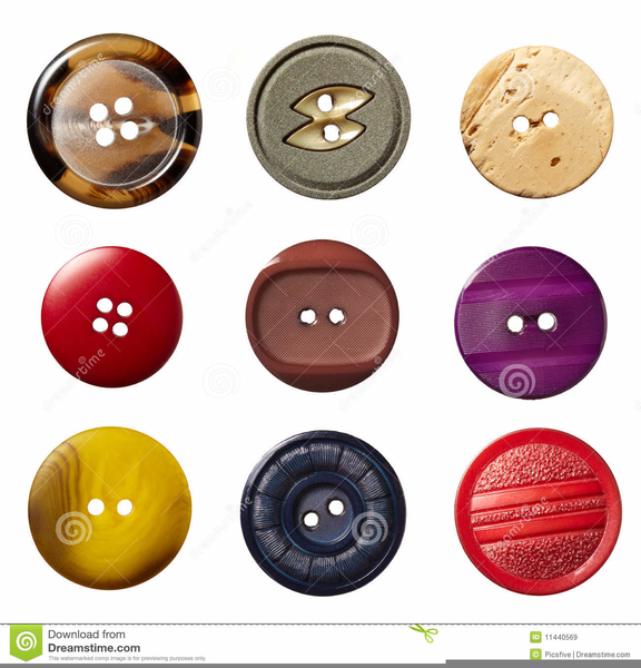 buttons clipart clothing