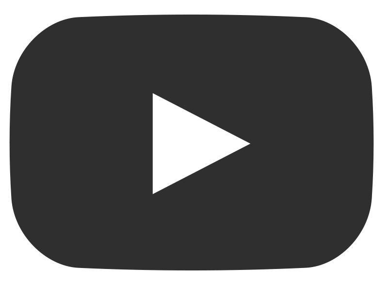 Play red outline button. Youtube clipart white