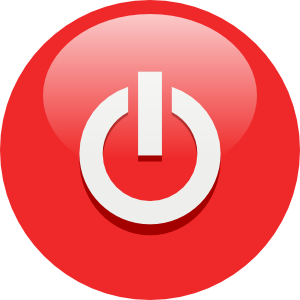 Red button clip art. Buttons clipart power