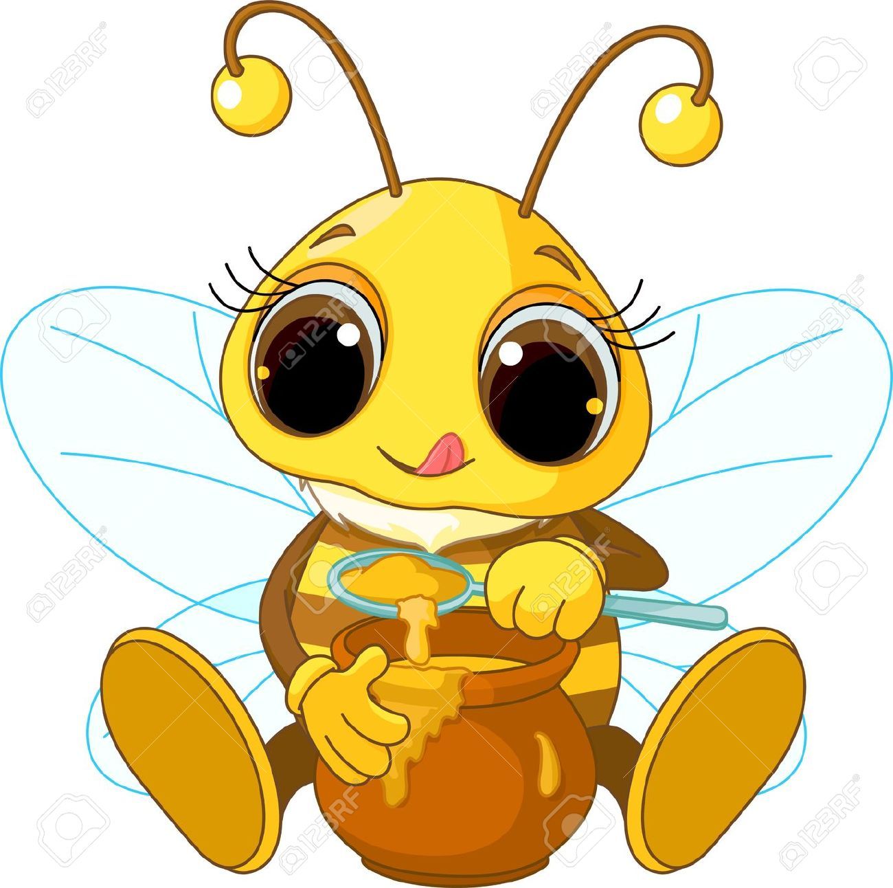 Cartoon stock photos pictures. Clipart bee honey bee