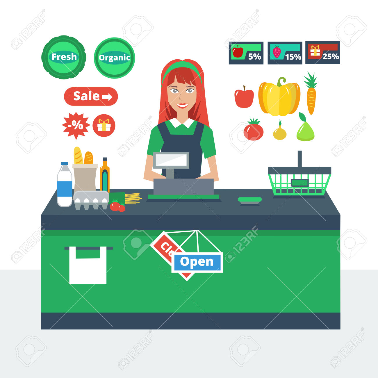 cashier clipart cashier customer