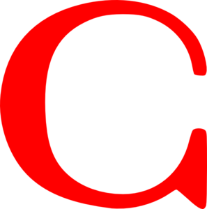 c clipart red