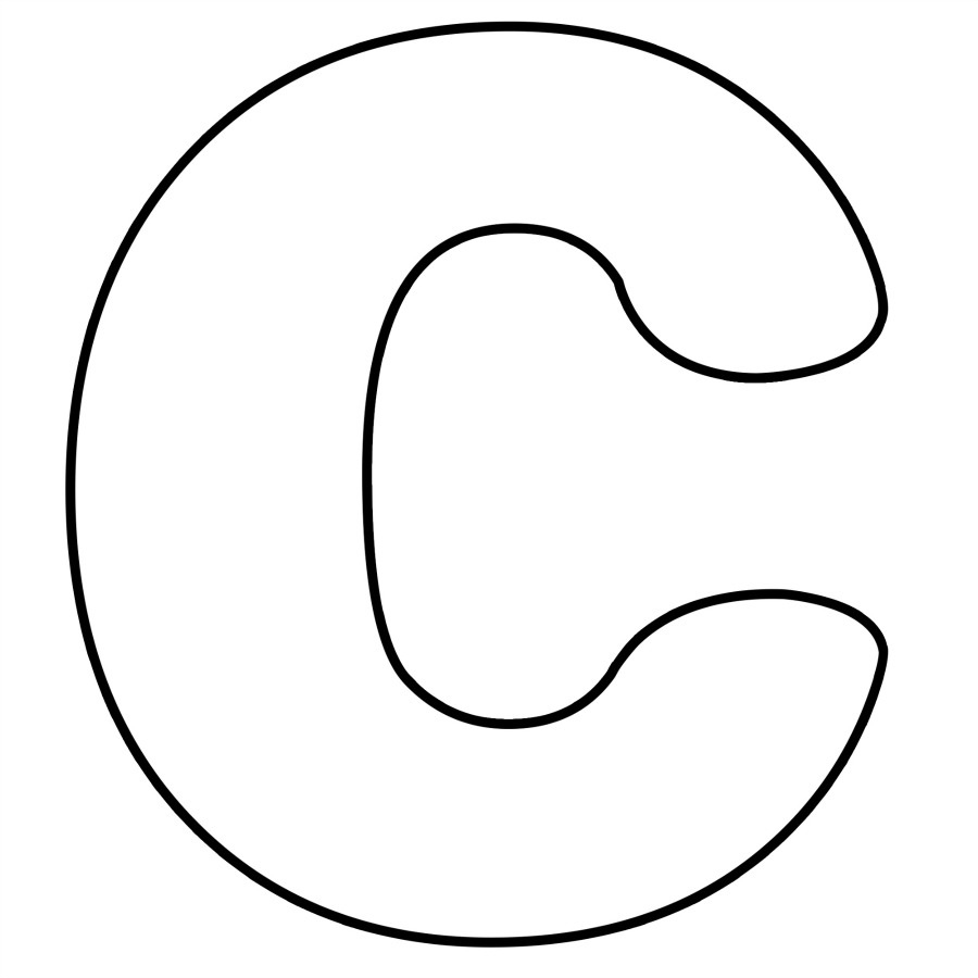 C clipart. Amazing of lowercase letter