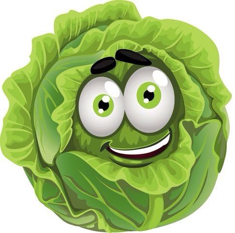  best emoticons images. Lettuce clipart cartoon