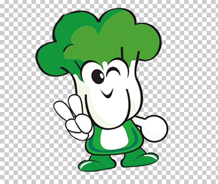 Chinese napa cartoon vegetable. Cabbage clipart happy