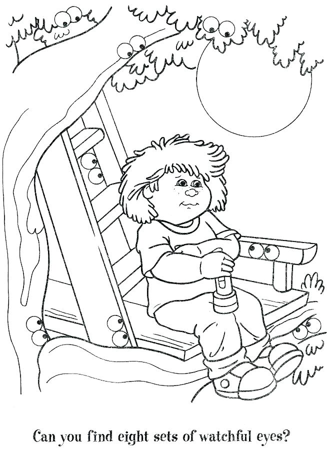 Cabbage clipart kid. Patch kids coloring pages