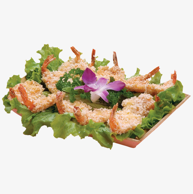 The yangtze river shrimp. Cabbage clipart row