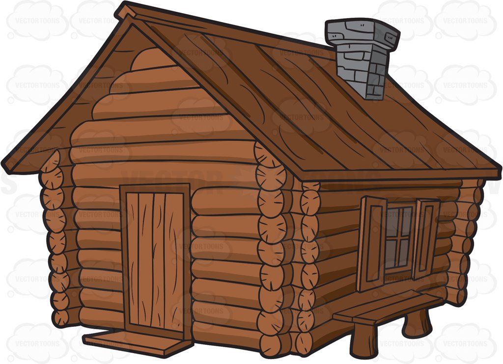 Cabin clipart animated. Cartoon log free download