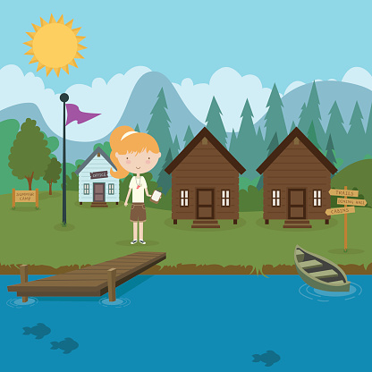 cabin clipart campground