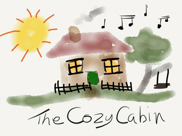 cabin clipart cozy cabin