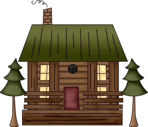 cabin clipart cozy cabin