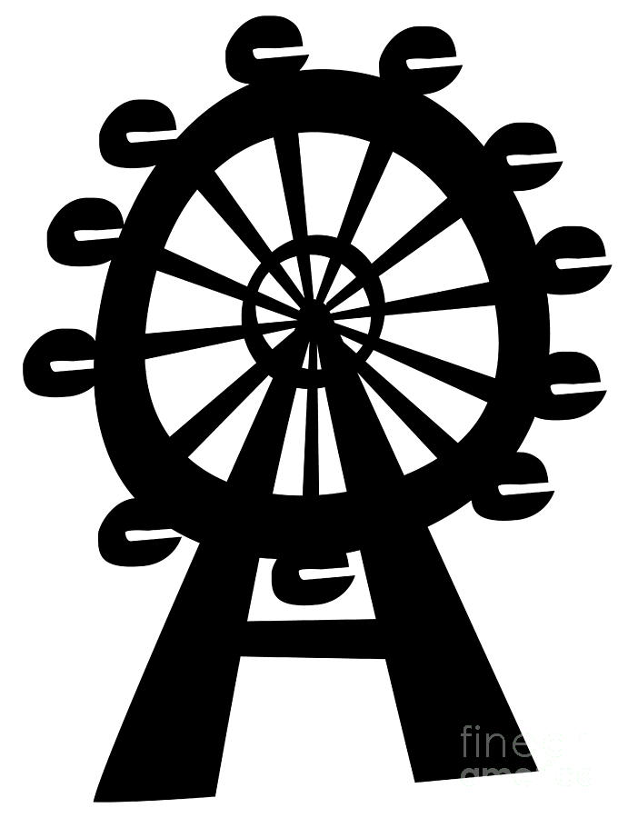 cabin clipart ferris wheel