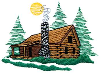 camp clipart lodge