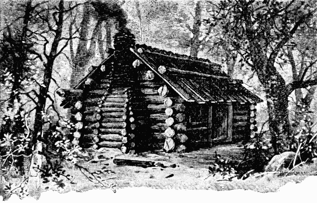 cabin clipart log cabin