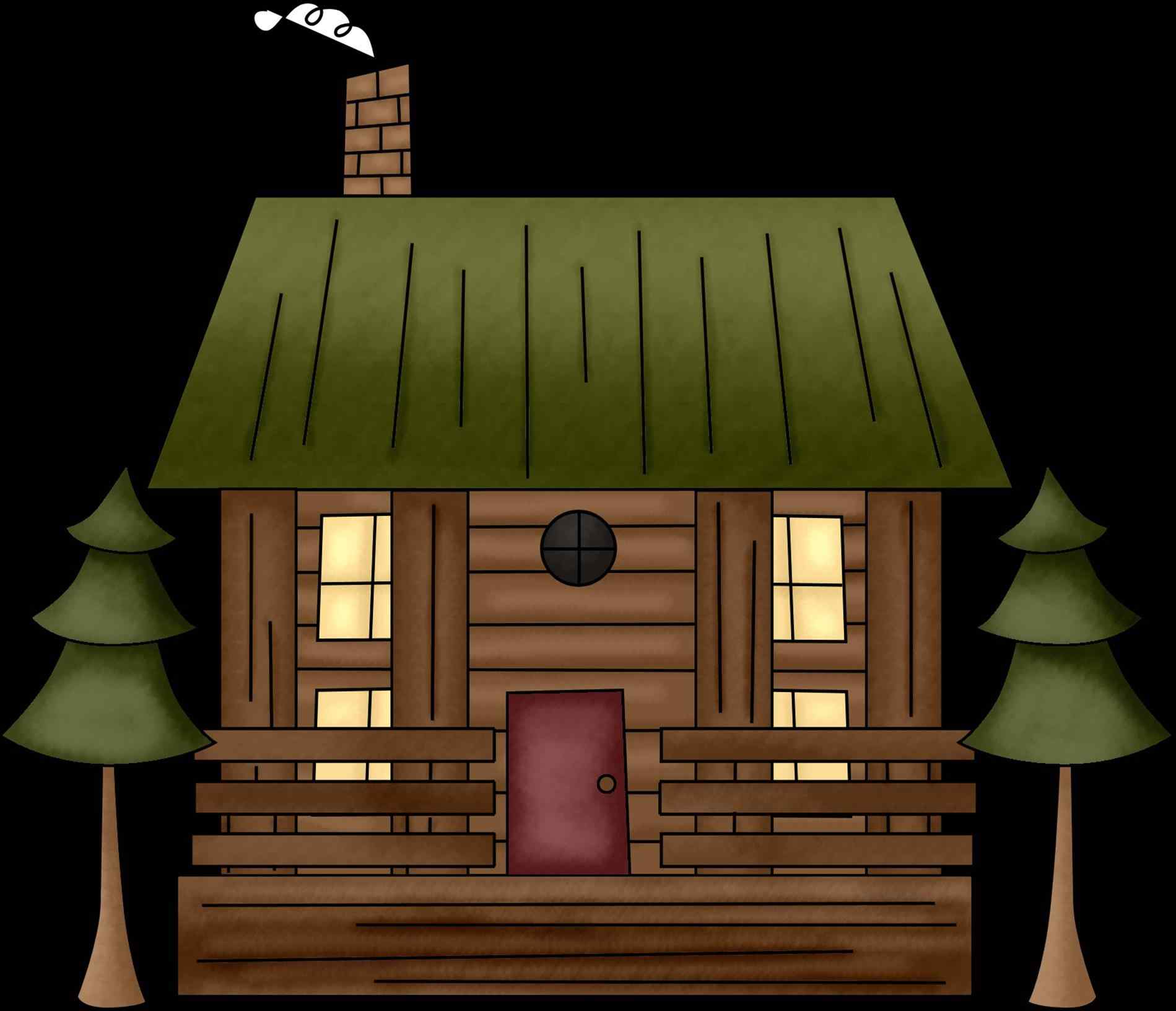 Cabin clipart school camp. Summer cabins clip art