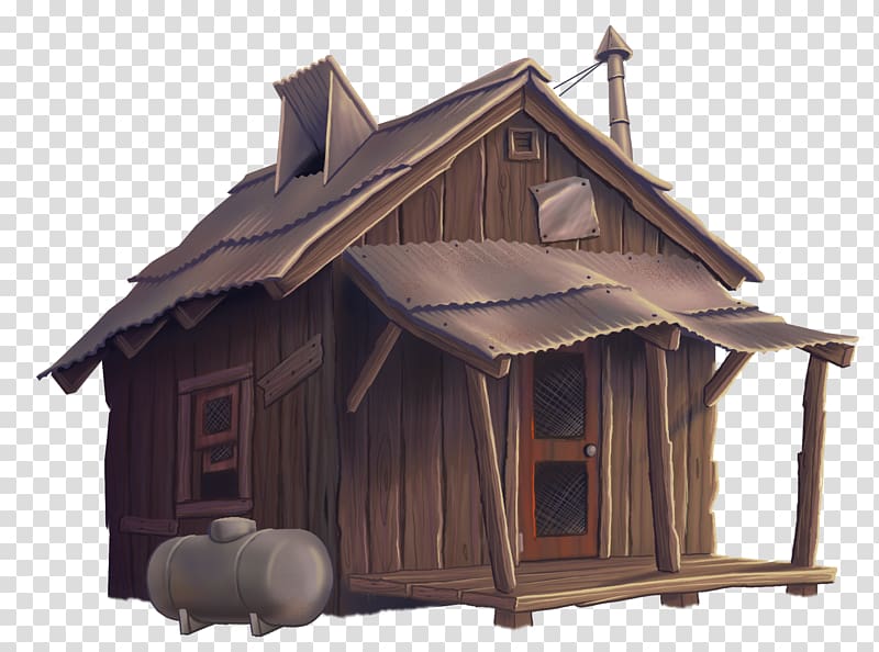 cottage clipart old shack