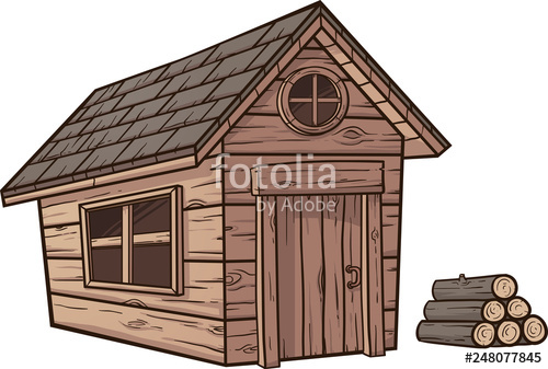 cabin clipart small cabin