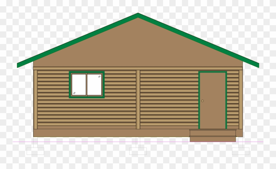 Cottage clipart wooden cabin. Png download 