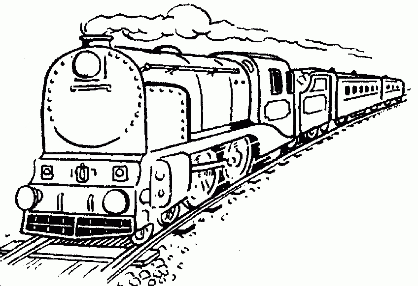 caboose clipart black and white