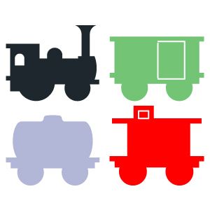 Caboose clipart box. Locomotive car tank large