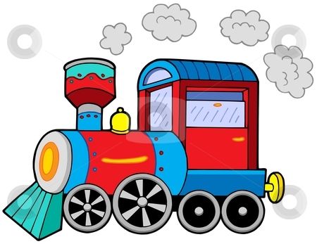Clipart train locomotive. Cartoon engine to use