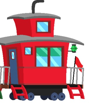 caboose clipart little red caboose