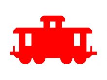 caboose clipart little red caboose