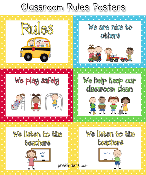 Rules clipart preschool classroom rule. Pre k kindergarten and