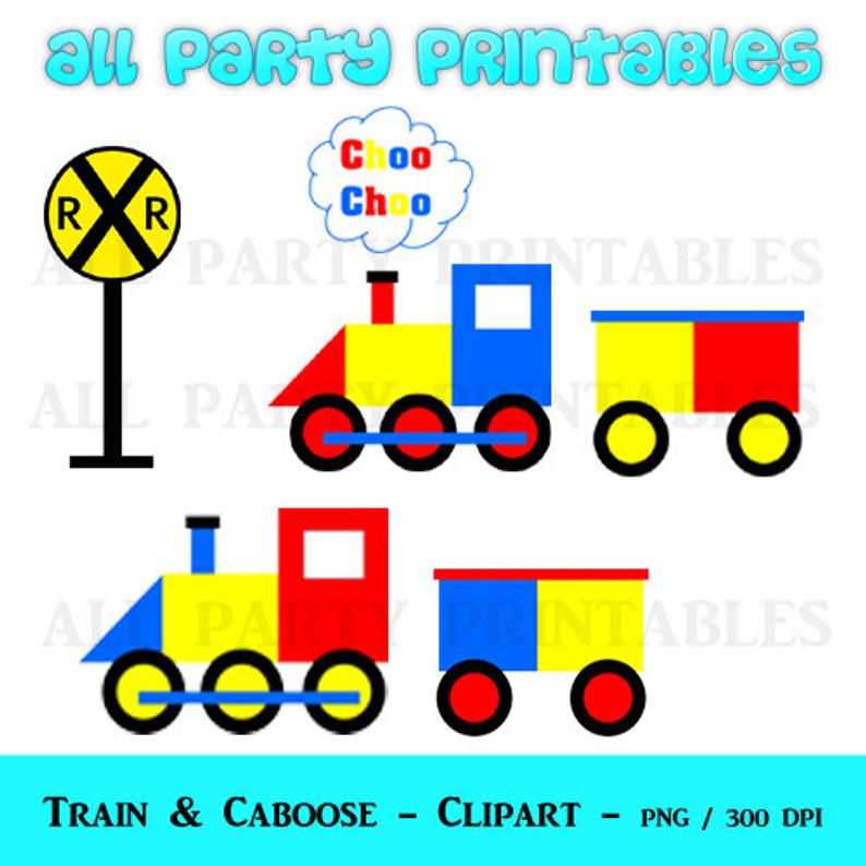 Caboose clipart printable. Train clip art graphics