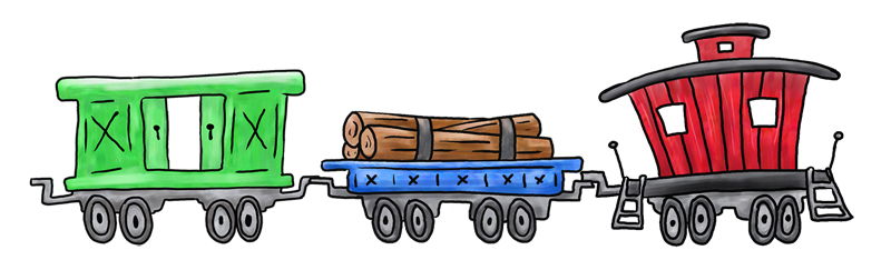caboose clipart train carriage