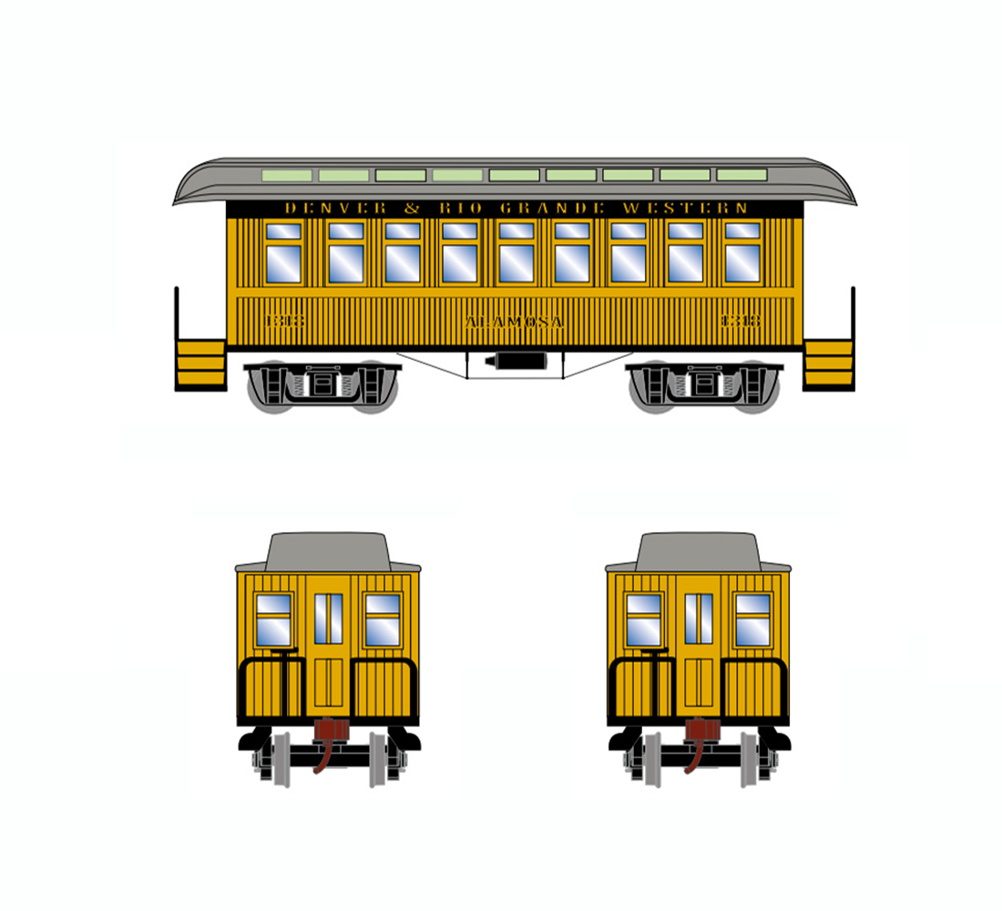 caboose clipart train coach
