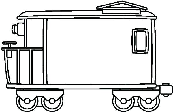 caboose clipart train wagon