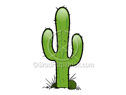 cactus clipart cartoon