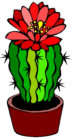 Clip art flowers and. Cactus clipart flower