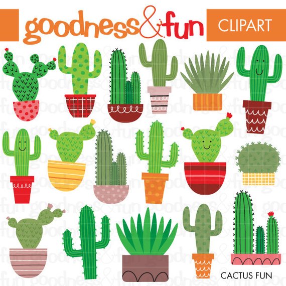 Cactus clipart fun. Buy get free digital