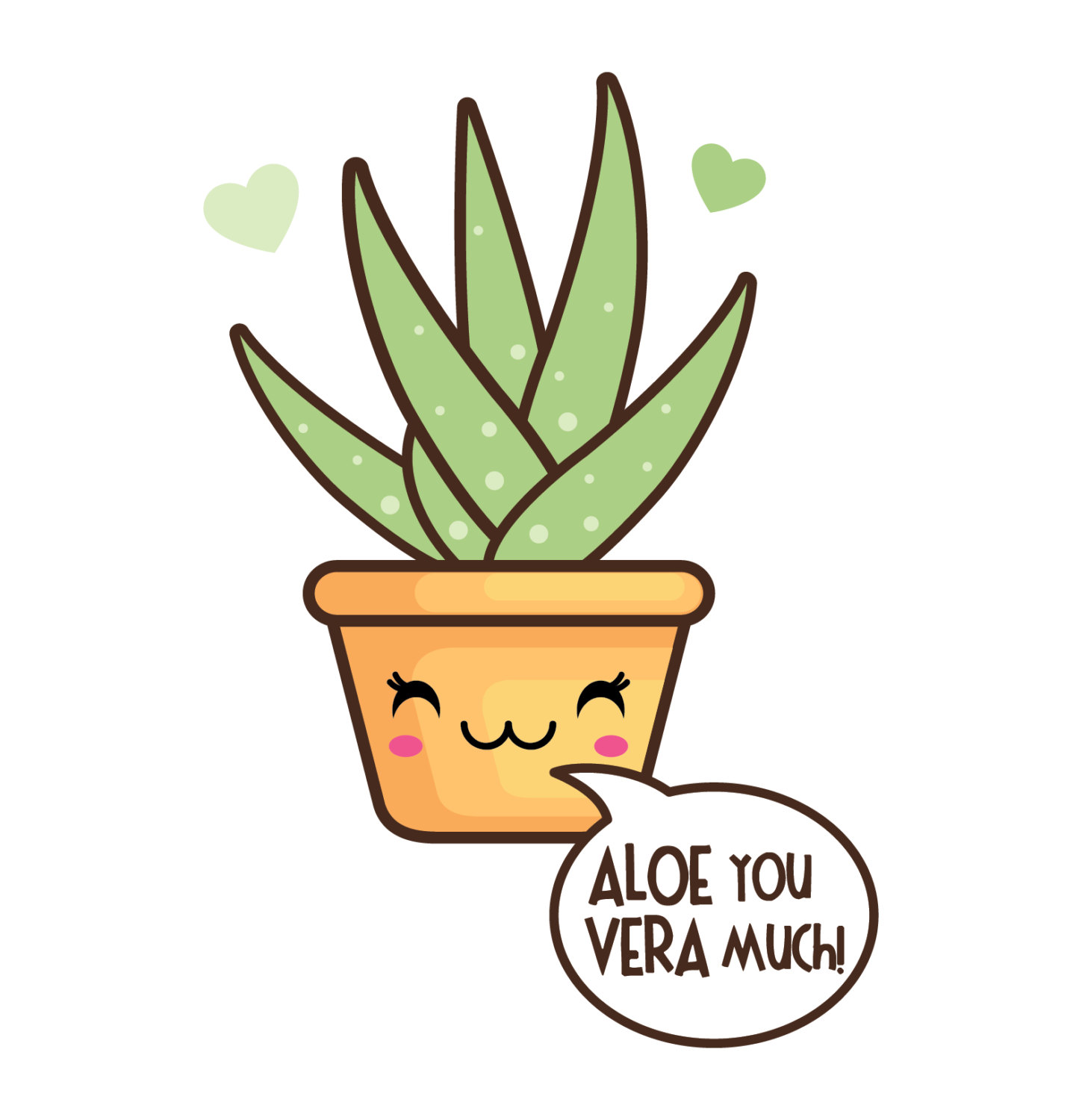 Cactus clipart kawaii.  off clip art