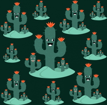 cactus clipart pattern