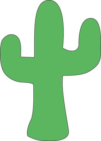 cactus clipart shape